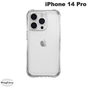 MagEasy iPhone 14 Pro ATOMS MagSafe�Ή� PCxTPU �n�C�u���b�h�^�t�P�[�X Transparent # ME_INPCSPTTM_TR �}�O�C�[�W�[ (�X�}�z�P�[�X�E�J�o�[) �ϏՌ� MIL�K�i���� �N���A�P�[�X