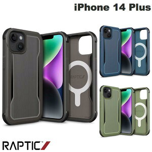 iPhone14Plus �P�[�X �ϏՌ� MIL�K�i�N���A RAPTIC iPhone 14 Plus Fort MagSafe�Ή� �ϏՌ��P�[�X ���v�e�B�b�N (�X�}�z�P�[�X�E�J�o�[)
