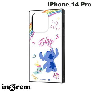 ingrem iPhone 14 Pro �f�B�Y�j�[�L�����N�^�[ �ϏՌ��n�C�u���b�h�P�[�X KAKU ����&�X�e�B�b�`/������ # IQ-DP37K3TB/ST001 �C���O���� (�X�}�z�P�[�X�E�J�o�[)