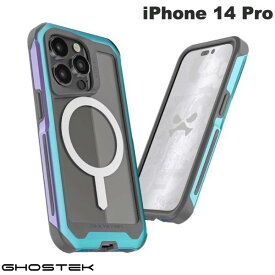 [ネコポス発送] GHOSTEK iPhone 14 Pro Atomic Slim MagSafe対応 アルミ合金製スリムケース Prismatic # GHOCAS3091 ゴーステック (スマホケース・カバー)