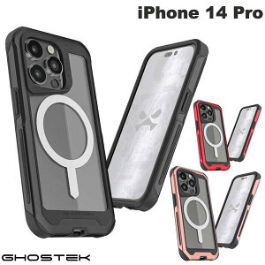GHOSTEK iPhone 14 Pro Atomic Slim MagSafeΉ A~XP[X S[XebN (X}zP[XEJo[)