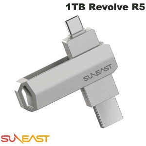 SUNEAST 1TB Revolve R5 Ot|[^u XeBbN^SSD Vo[ # SE-PS0001T2LO1SF TC[Xg (tbV[) USB-C USB-A TypeC TypeA