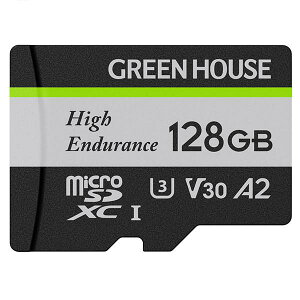 GreenHouse 128GB hCuR[_[EANVJp microSDXC # GH-SDM-WA128G O[nEX ([J[h)