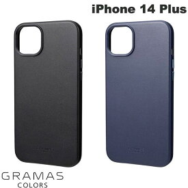 [ネコポス送料無料] GRAMAS COLORS iPhone 14 Plus Gravel MagSafe対応 PUレザーケース グラマス カラーズ (スマホケース・カバー)