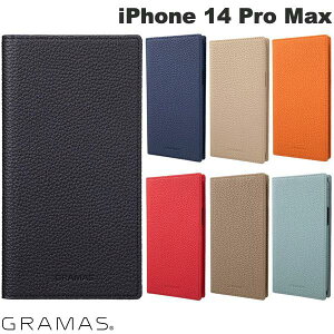 GRAMAS iPhone 14 Pro Max G-FOLIO MagSafe�Ή� �V�������P���J�[�t���U�[ �t�H���I�P�[�X �{�v �O���}�X (�X�}�z�P�[�X�E�J�o�[)