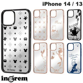 [ネコポス送料無料] ingrem iPhone 14 / 13 ディズニーキャラクター TPUソフトケース META メタリック イングレム (スマホケース・カバー)