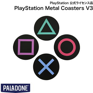 PALADONE Metal Coasters V3 / PlayStation �������C�Z���X�i # MSY4134PSV3 �p���h�� (�L�b�`���G��) �R�[�X�^�[ ���^��