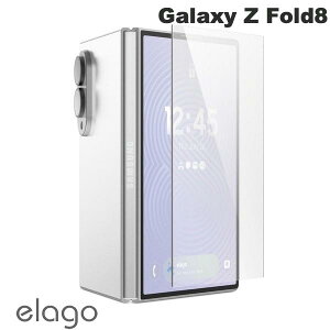 elago Galaxy Z Fold8 TEMPERED GLASS PROTECTOR �t���ی�K���X (1������) Clear # EL_ZO8SPBGTP_CL �G���S (�A���h���C�h�X�}�z�p�t���ی�t�B����)