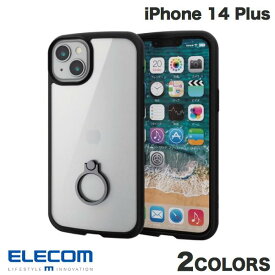 [ネコポス送料無料] エレコム iPhone 14 Plus TOUGH SLIM LITE フレームカラー リング付 (スマホケース・カバー)