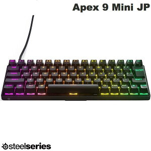 SteelSeries Apex 9 Mini JP {z 65L[ L eL[X JjJQ[~OL[{[h OptiPointXCb` # 64830J XeB[V[Y (L[{[h)