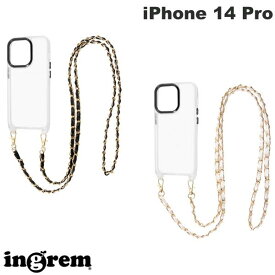 ingrem iPhone 14 Pro ハイブリッドケース ショルダーストラップ付 イングレム (スマホケース・カバー) ショルダーストラップ