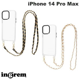 ingrem iPhone 14 Pro Max ハイブリッドケース ショルダーストラップ付 イングレム (スマホケース・カバー) ショルダーストラップ