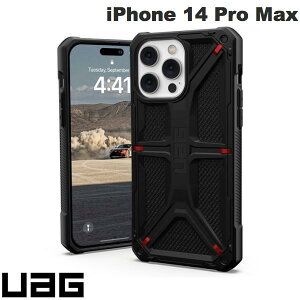 y݌Ɍz UAG iPhone 14 Pro Max MONARCH (i[N) R|WbgP[X Kevlar Black # UAG-IPH22LB-P-KB [G[W[ ČR Ki ϏՌ Urban Armor Gear Pu[ A~h@ ϏՌ ŋ