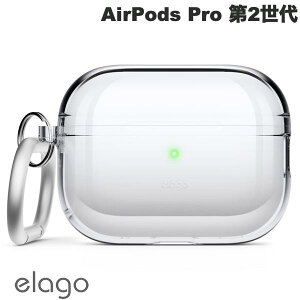 elago AirPods Pro 2 CLEAR HANG CASE Jrit Clear # EL_A2PCSTPHR_CL GS (Apple AirPods ProP[X)