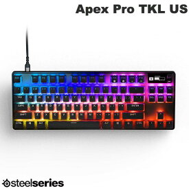 【あす楽】 SteelSeries Apex Pro TKL US (2023) 英語配列 84キー 有線 テンキーレスメカニカルゲーミングキーボード APC機能 OmniPoint 2.0 スイッチ # 64856J スティールシリーズ (キーボード)
