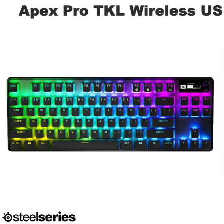 楽天市場】SteelSeries Apex Pro TKL Wireless US (2023) 英語配列 84 