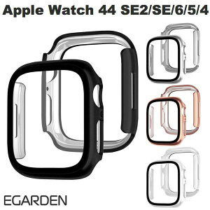 EGARDEN Apple Watch 44mm SE 3 / 2 / 1 / Series 6 / 5 / 4 KXtB̌^P[X GK[f (AbvEHb`P[X Jo[)  یtBt KXt Y fB[X 킢 