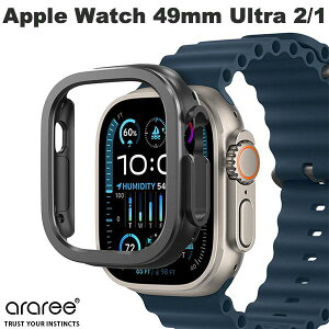 araree Apple Watch 49mm Ultra 3 / 2 / 1 AMY �f���A�����C���[�P�[�X �K�����^�� # AR27459AW �A�����[ (�A�b�v���E�H�b�`�P�[�X �J�o�[)