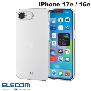 �G���R�� iPhone 17e / 16e �\�t�g�P�[�X �ɂ� �N���A # PM-A25SUCTCR �G���R�� (�X�}�z�P�[�X�E�J�o�[)