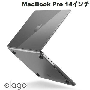 elago MacBook Pro 14C` M4 2024 / M3 2023 / M2 2023 / M1 2021 SLIM HARD CASE Dark Grey # EL_PC4CSPCSM_GY GS (MacBook Jo[EP[XEveN^[)
