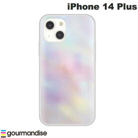 [ネコポス送料無料] gourmandise iPhone 14 Plus 耐衝撃ケース IIIIfi+ (イーフィット) CLEAR PREMIUM オーロラ # IFT-126AUR グルマンディーズ (スマホケース・カバー)