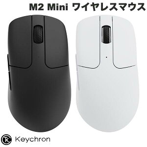 Keychron M2 Mini ワイヤレスマウス ワイヤレスマウス 有線 / Bluetooth 5.1 / 2.4GHz ワイヤレス対応 USB A / Type-C レシーバー付属 キークロン (マウス) 超低遅延 ゲーミングマウス 50g 軽量 ショートカット