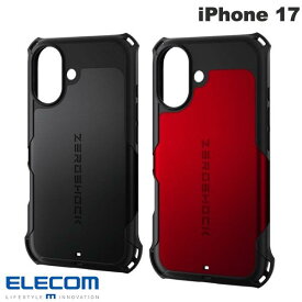 iPhone17 ケース 耐衝撃 ゼロショック 保護フィルム付き エレコム iPhone 17 ZEROSHOCK (スマホケース・カバー) 2025