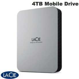 Lacie 4TB Mobile Drive USB3.2 (Gen1) USB-C対応 ポータブル ハードディスク 2022 ムーン・シルバー # STLP4000400 ラシー (外付けHDD)