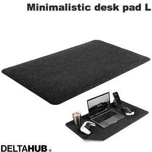 DELTAHUB Minimalistic felt desk pad Dark Grey L # DP-L-D f^nu (}EXpbh)
