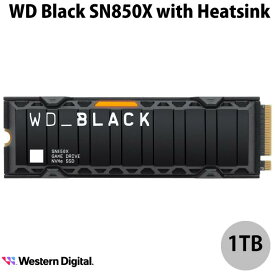 Western Digital 1TB WD_Black SN850X NVMe SSD With Heatsink PCIe Gen4 x4 # WDS100T2XHE ウエスタンデジタル (内蔵SSD)