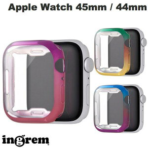 ingrem Apple Watch 45mm Series 9 / 8 / 7 / 44mm SE 2 / SE TPU\tgP[X META Of[VJ[ CO (AbvEHb`P[X Jo[)