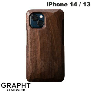GRAPHT iPhone 14 / 13 Real Wood Case  /IC # GST1116-kurumi Otg X^_[h (X}zP[XEJo[)