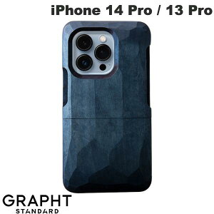 GRAPHT iPhone 14 Pro / 13 Pro Real Wood Case ���� ������/���� # GST1115-kaede �O���t�g �X�^���_�[�h (�X�}�z�P�[�X�E�J�o�[)