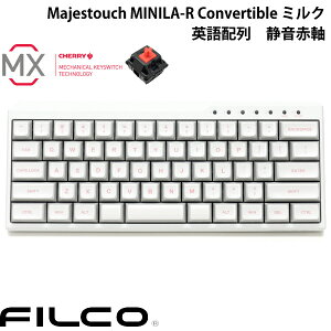 FILCO Majestouch MINILA-R Convertible ~N pz L / Bluetooth 5.1 CX Ή CHERRY MX SILENT ÉԎ 63L[ # FFBTR63MPS/EWT tBR (BluetoothL[{[h)