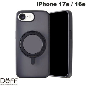 iPhone17e �P�[�X MagSafe�Ή� �}�O�l�b�g �����O �X�^���h Deff iPhone 17e / 16e ETANZE RING MASTER # DCS-IPESE4RBK �f�B�[�t (�X�}�z�P�[�X�E�J�o�[)