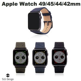 [ネコポス発送] SLG Design Apple Watch 49 / 45 / 44 / 42mm バンド Wax Canvas エスエルジー デザイン (アップルウォッチ ベルト バンド)