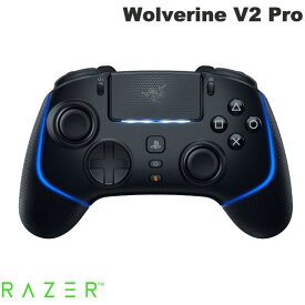 Razer Wolverine V2 Pro PlayStation 公式ライセンス 有線 / 2.4GHz ワイヤレス 両対応 PC / PS5 向け コントローラー ゲームパッド Black # RZ06-04710100-R3A1 レーザー
