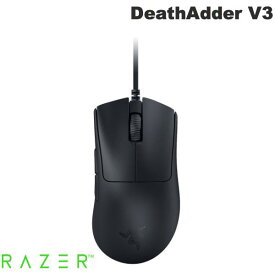 【あす楽】 【楽天ランキング1位獲得】【Razerセール開催中!〜6/6まで】 Razer DeathAdder V3 有線 エルゴノミックデザイン 超軽量ゲーミングマウス Black # RZ01-04640100-R3M1 レーザー (マウス) つかみ持ち かぶせ持ち 超軽量 [2405RGW]