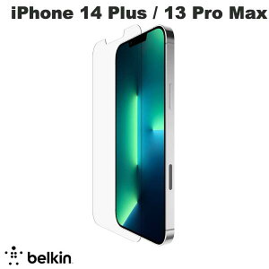 BELKIN iPhone 14 Plus / 13 Pro Max UltraGlas SCHOTT KX 0.29mm RۃXN[veN^[ # OVA079zz xL (X}zptیKXtB)