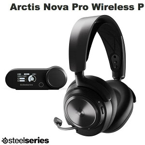 SteelSeries Arctis Nova Pro Wireless P PlayStation �n�C���]�Ή� �L�� / 2.4GHz / Bluetooth 5.0 ���C�����X �Q�[�~���O�w�b�h�z�� # 61522J �X�e�B�[���V���[�Y (�w�b�h�Z�b�g RF���C�����X)