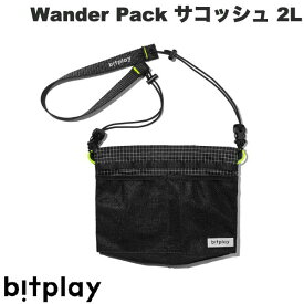 【マラソン★500円OFFクーポン配布中】 bitplay Wander Pack サコッシュ 2L ブラック # WPSE-2L-BK-PK-01 ビットプレイ (バッグ・ケース) クロス ボディバッグ 撥水ジッパー