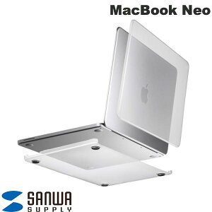 SANWA MacBook Neo�p�n�[�h�V�F���J�o�[ �}�b�g�N���A # IN-CMACN1311MT �T�����T�v���C (MacBook �J�o�[�E�P�[�X�E�v���e�N�^�[) �}�b�N�u�b�N �l�I �N���A�P�[�X ������