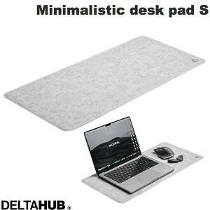 DELTAHUB Minimalistic felt desk pad Light Grey S # DP-S-LG-D f^nu (}EXpbh) ^ fXN}bg