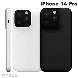 [ネコポス発送] 【MYNUS正規販売店】 MYNUS iPhone 14 Pro CASE ミニマルデザイン マイナス (スマホケース・カバー) おしゃれ マイナス シンプル 背面 カバー ミニマリスト 薄型 軽量 手触り フィット感 スリム メンズ レディース 黒 白