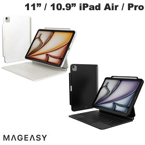 iPad Air M4 �P�[�X �J�o�[ �y�����[ 11�C���` Apple�����L�[�{�[�h�J�o�[�� MagEasy 11�C���` iPad Air M4 (2026) / M3 (2025) / M2 (2024) / 10.9�C���` iPad Air 5 / 4 / iPad Pro 4 / 3 / 2 / 1 CoverBuddy Apple Pencil���[�t Leather 