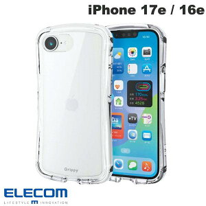�G���R�� iPhone 17e / 16e Grippy �I�[���N���A ���^���X�e�b�J�[�t �N���A # PM-A26SGRPACR �G���R�� (�X�}�z�P�[�X�E�J�o�[)