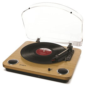 ION Audio Max LP スピーカー内蔵 レコードプレーヤー ウッド調 # IA-TTS-013 アイオンオーディオ (レコードプレーヤー) 木調