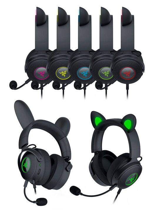 楽天市場】Razer Kraken Kitty V2 Pro 有線 ゲーミング ヘッドセット 
