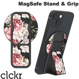 [ネコポス発送] clckr R&F Compact MagSafe Stand & Grip Blossom # 52666 クリッカー (スマホリング) MagSafe対応 花柄 フラワー 落下防止バンド スマホバンド ベルト スタンド