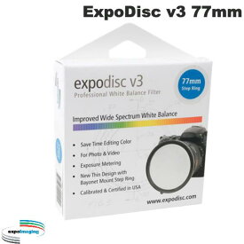 【あす楽】 Expoimaging 77mm ExpoDisc v3 プロフェッショナルホワイトバランスフィルター # エキスポイメージング (カメラアクセサリー)